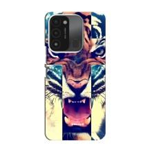 Чохли з зображенням різних тварин на TECNO Spark 8C (Яскравий Тигр)