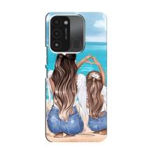 Чехол с печатью для TECNO Spark 8C - (Мама с ребенком) (AlphaPrint)