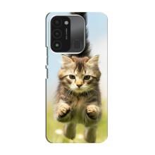 Чехлы с Котиками для TECNO Spark 8C (VPrint) (Прыжок кота)