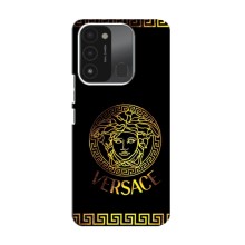 Чехлы VERSACE для Техно Спарк 8с (PREMIUMPrint) (Logo Versace)