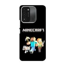 Чехол Майнкрафт на TECNO Spark 8C (AlphaPrint) Minecraft