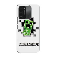 Чехол Майнкрафт на TECNO Spark 8C (AlphaPrint) Minecraft