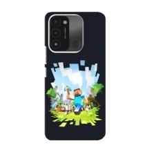 Чехол Майнкрафт на TECNO Spark 8C (AlphaPrint) Minecraft