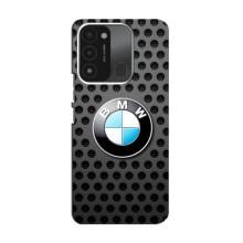 Чехол для Техно Спарк 8с - с принтом БМВ (AlphaPrint) (Знак БМВ)