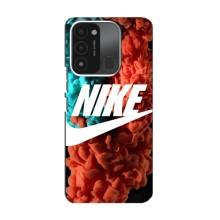 Чехол для TECNO Spark 8C - с принтом Найк (AlphaPrint) (Дымчатый найк)