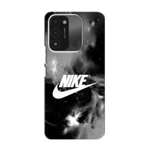 Чехол для TECNO Spark 8C - с принтом Найк (AlphaPrint) (Лого Найк)