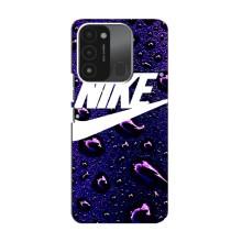 Чехол для TECNO Spark 8C - с принтом Найк (AlphaPrint) (Найк принт)