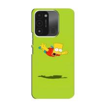 Чехол с Симпсонами для TECNO Spark 8C (VPrint)