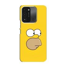 Чехол с Симпсонами для TECNO Spark 8C (VPrint)