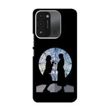 Чехлы Венсдей на TECNO Spark 8C Уэнсдей (AlphaPrint) (комната Уэнздей)