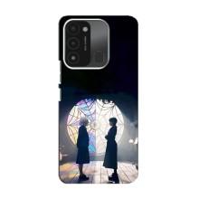 Чехлы Венсдей на TECNO Spark 8C Уэнсдей (AlphaPrint) (Уэнздей и Инид)