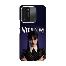 Чехлы Венсдей на TECNO Spark 8C Уэнсдей (AlphaPrint) (Wednesday)