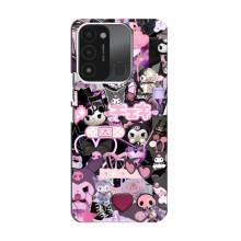 Чехол с кроликом Куроми на TECNO Spark 8C – Коллаж Куроми
