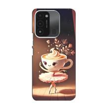 Чохол з мемом Тралалело тралала на TECNO Spark 8C – Балерина капучина