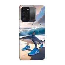 Чохол з мемом Тралалело тралала на TECNO Spark 8C