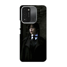 Чехол с дизайном Венздей 2 на TECNO Spark 8C – Уэнсдей в костюме