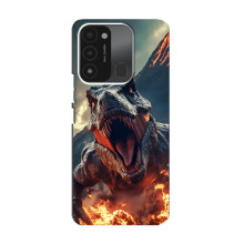 Чехол с картинкой «Хищники» для TECNO Spark 8C (Динозавр)