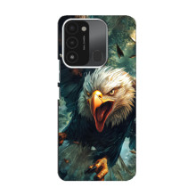 Чехол с картинкой «Хищники» для TECNO Spark 8C (Орёл)