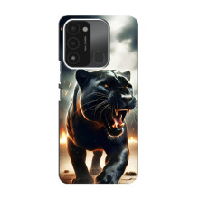 Чехол с картинкой «Хищники» для TECNO Spark 8C (Пантера)