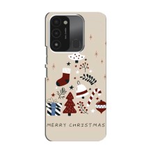 Різдвяні Чохли для TECNO Spark 8C (VPrint) (Merry Christmas)