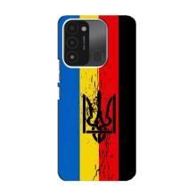 Украинские Чехлы для TECNO Spark 8C с картинкой УПА (AlphaPrint) – Флаг УПА