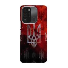 Украинские Чехлы для TECNO Spark 8C с картинкой УПА (AlphaPrint)