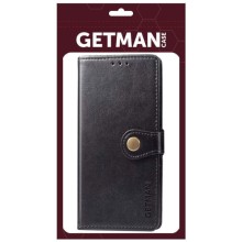 Кожаный чехол книжка GETMAN Gallant (PU) для TECNO Spark 8P – Черный