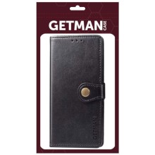 Кожаный чехол-книжка GETMAN Gallant (PU) для TECNO Spark 8P – Черный