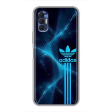 Чехлы Адидас для TECNO Spark 8P (AlphaPrint) (Синий Адидас)