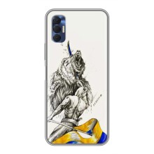 Чехлы Доброго вечора, ми за України для Техно Спарк 8Р (AlphaPrint) (Победа)