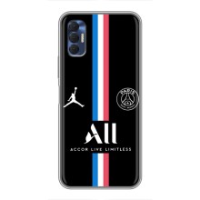 Чехлы PSG для TECNO Spark 8P (AlphaPrint) (футболка ПСЖ)