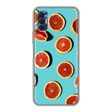 Чехлы с Фруктами для TECNO Spark 8P (VPrint) (Грейпфрут)