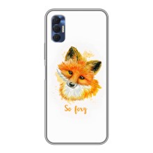 Чехлы с картинкой Лисички для TECNO Spark 8P (VPrint) (Девочка Лиса)