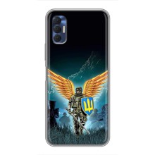 Чехлы с картинкой ЗСУ для TECNO Spark 8P (AlphaPrint) (Солдат ЗСУ)