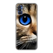 Чехлы с Котиками для TECNO Spark 8P (VPrint) (Глаз кота)