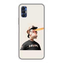 Чехлы с Обезьянами NFT для TECNO Spark 8P (AlphaPrint) (обезьяна NFT в очках)