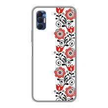 Чехол для Патриота Украины TECNO Spark 8P - (AlphaPrint) – Яркая вишиванка