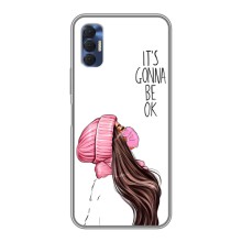 Чехол с печатью для TECNO Spark 8P - (Мода) (AlphaPrint) (Коронавирус)