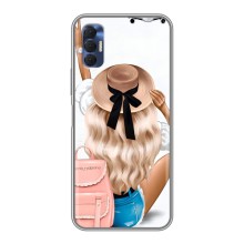 Чехол с печатью для TECNO Spark 8P - (Мода) (AlphaPrint) (Путешествие)