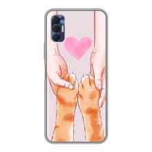 Чехол на Техно Спарк 8Р с Котами (VPrint) (Любовь к котикам)