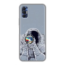 Чехол NASA для TECNO Spark 8P (AlphaPrint) (Космонавт фото)
