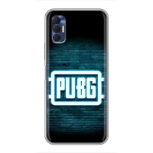 Чехол PUBG для Техно Спарк 8Р (AlphaPrint) (Лого PUBG)