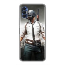 Чехол PUBG для Техно Спарк 8Р (AlphaPrint) (Пабг мен)