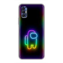 Чехол Амонг Ас для TECNO Spark 8P (AlphaPrint) (Яркий скин)