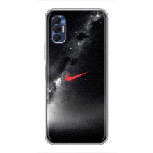 Чехол для TECNO Spark 8P - с принтом Найк (AlphaPrint) (Найк красный)