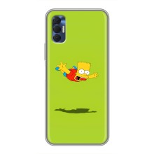 Чехол с Симпсонами для TECNO Spark 8P (VPrint) (Барт Симпсон)