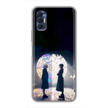 Чехлы Венсдей на TECNO Spark 8P Уэнсдей (AlphaPrint) (Уэнздей и Инид)
