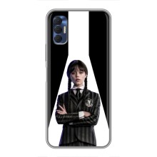 Чехлы Венсдей на TECNO Spark 8P Уэнсдей (AlphaPrint) (W-Wednesday)