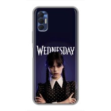 Чехлы Венсдей на TECNO Spark 8P Уэнсдей (AlphaPrint) (Wednesday)