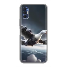Чехол с мемом Тралалело тралала на TECNO Spark 8P (Бомбардини гусини)